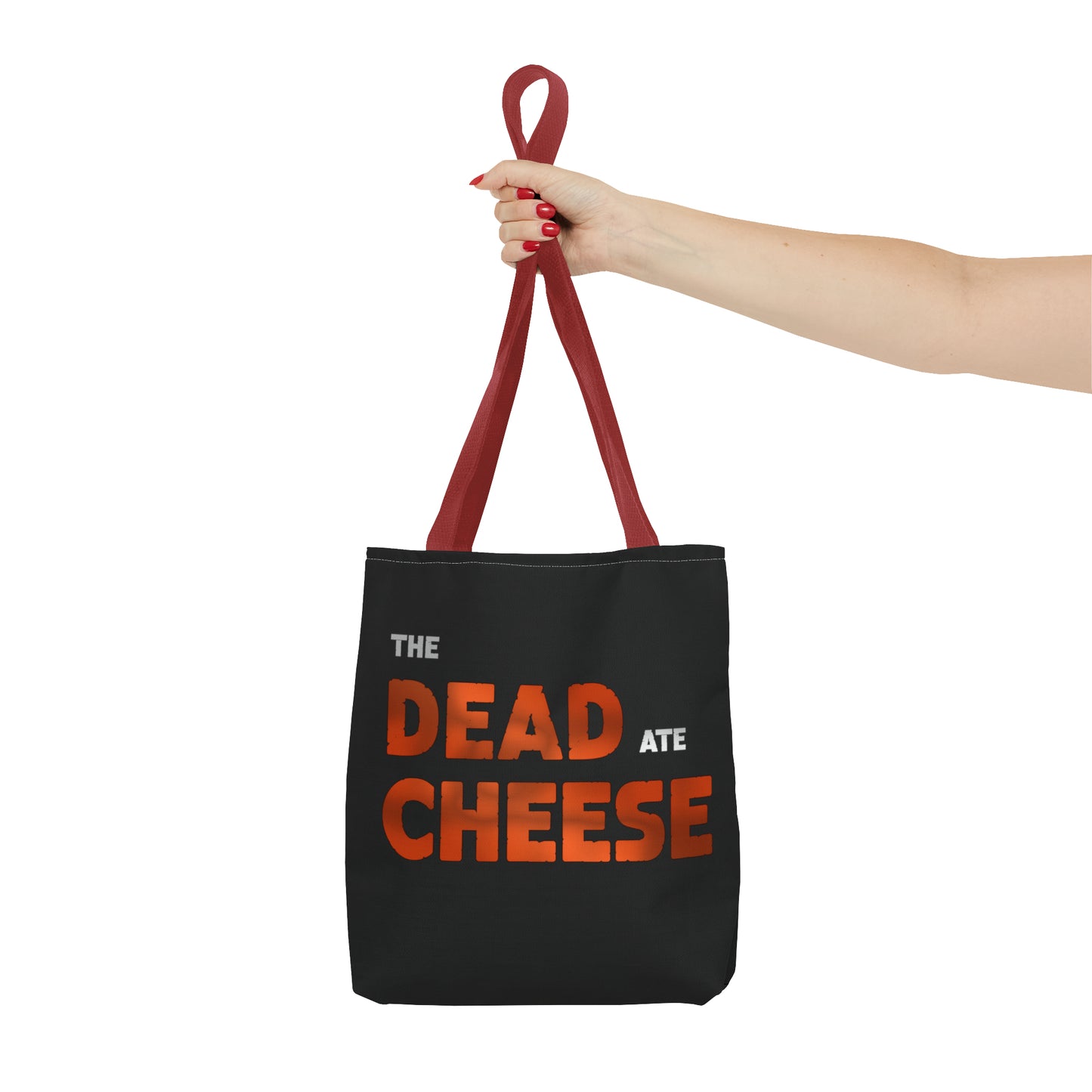 The Dead Ate Cheese Tote Bag (AOP)