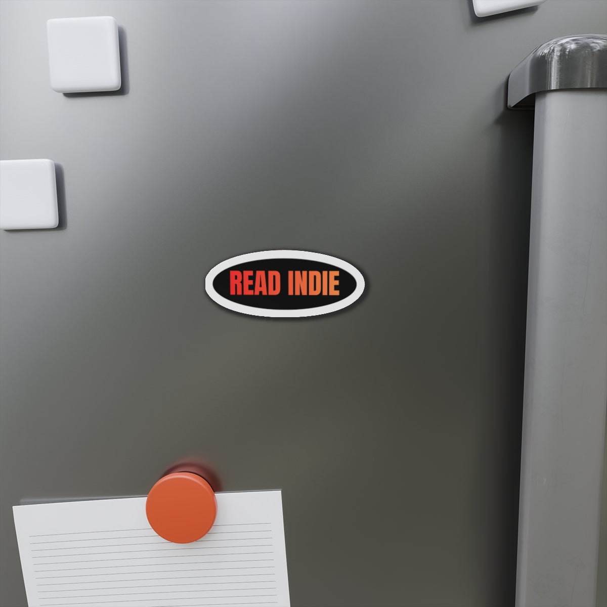 Read Indie Oval Magnet
