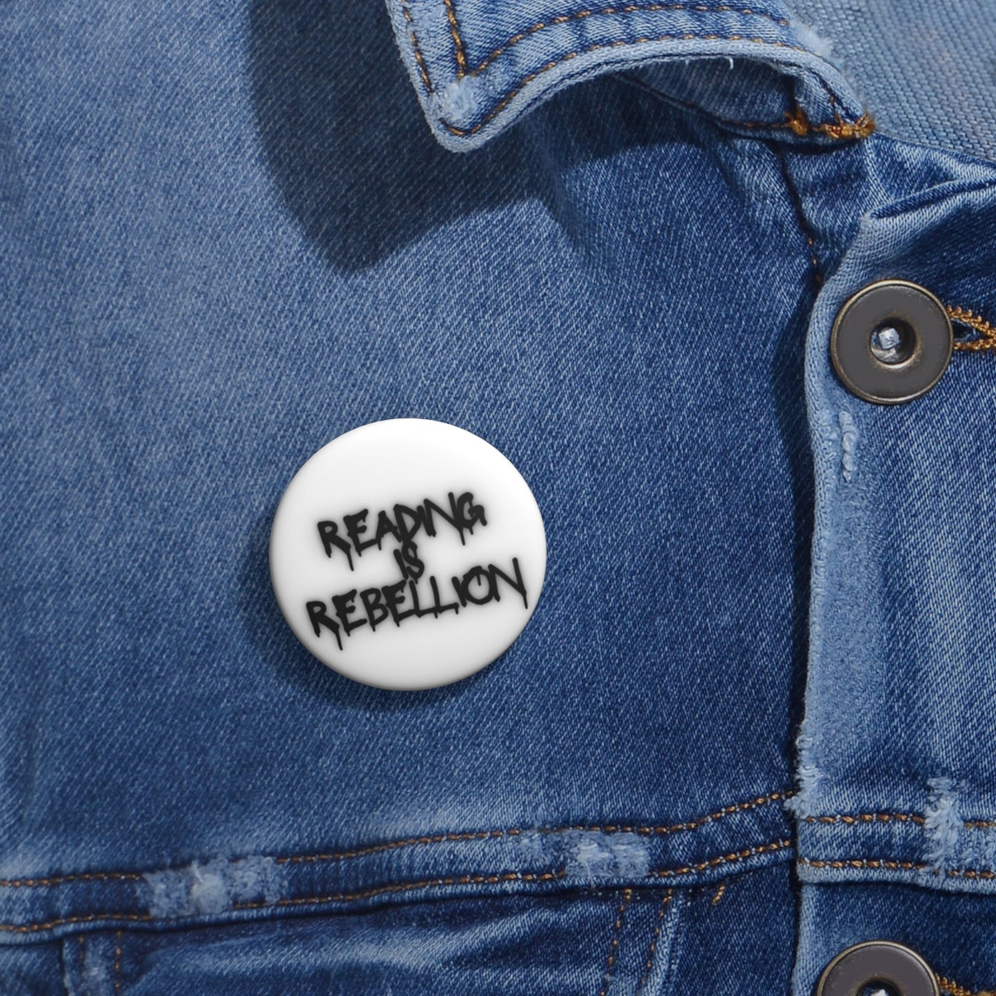 Reading is Rebellion Pin Button